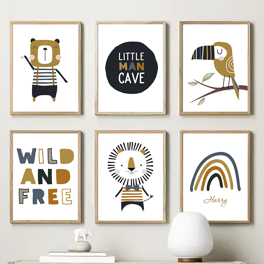 Baby Nursery Prints - Urocze plakaty i grafiki do pokoju