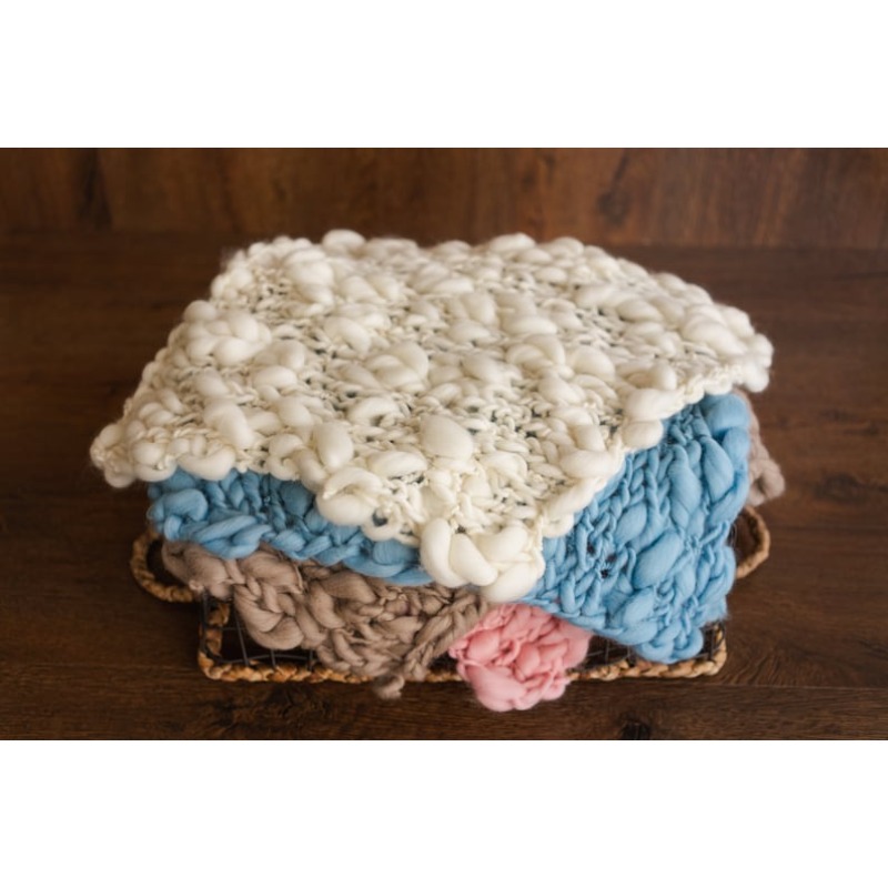 Baby Nursery Ideas - Gruby Koc Dziecięcy z Wełny Merino
