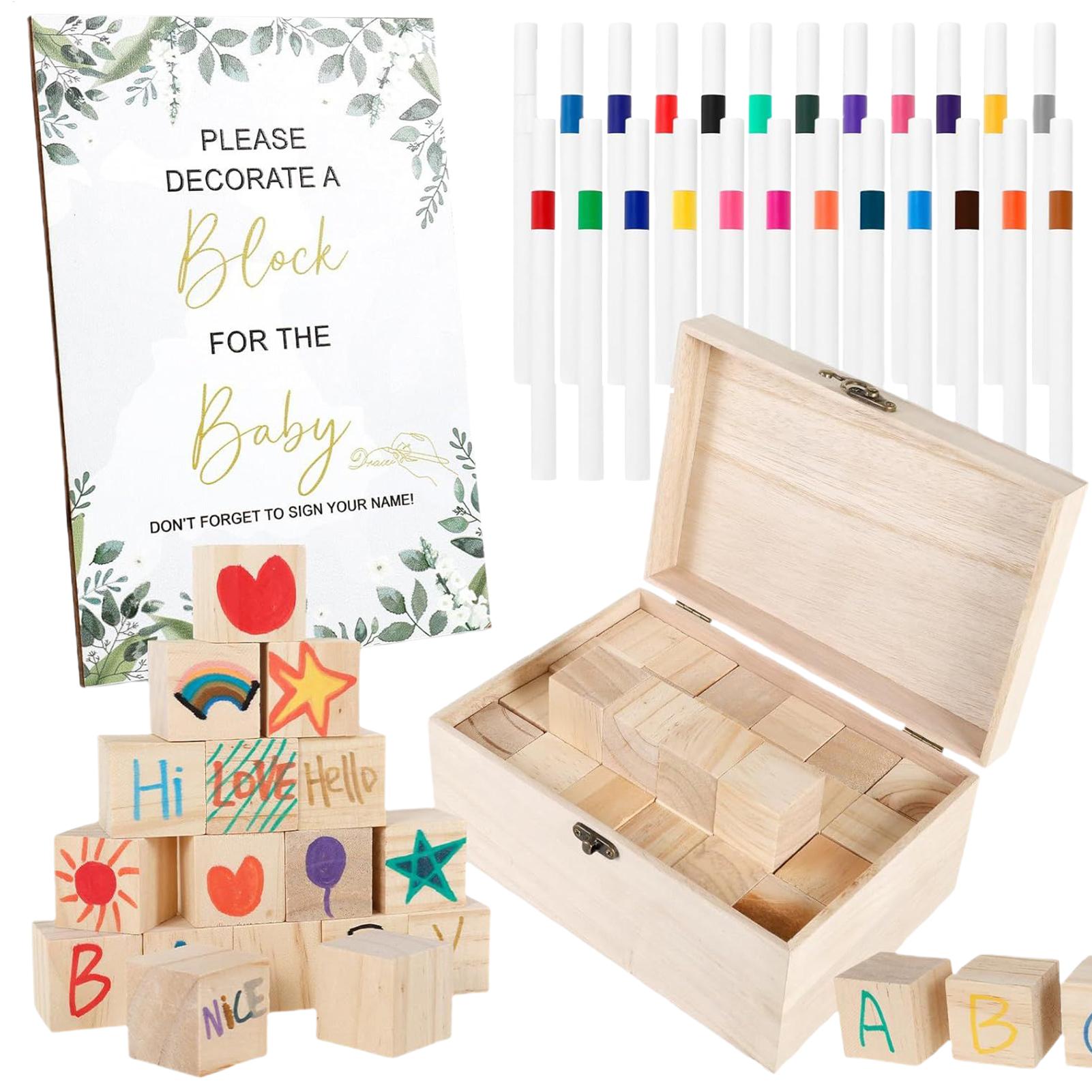 Baby Nursery Game - Zestaw dekoracji na baby shower z