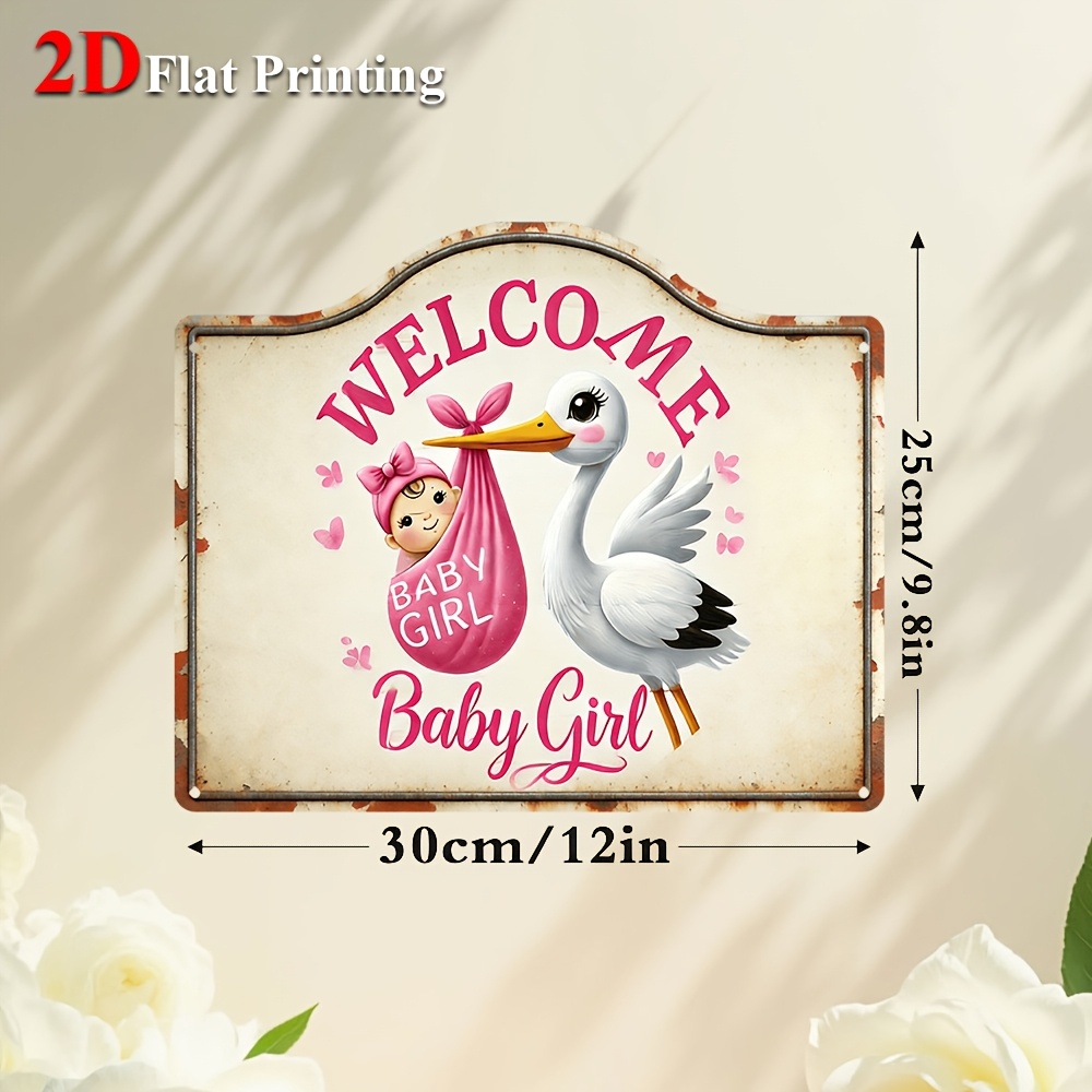 Baby Nursery Pink - 1 szt. płaska grafika 2D przedstawiająca