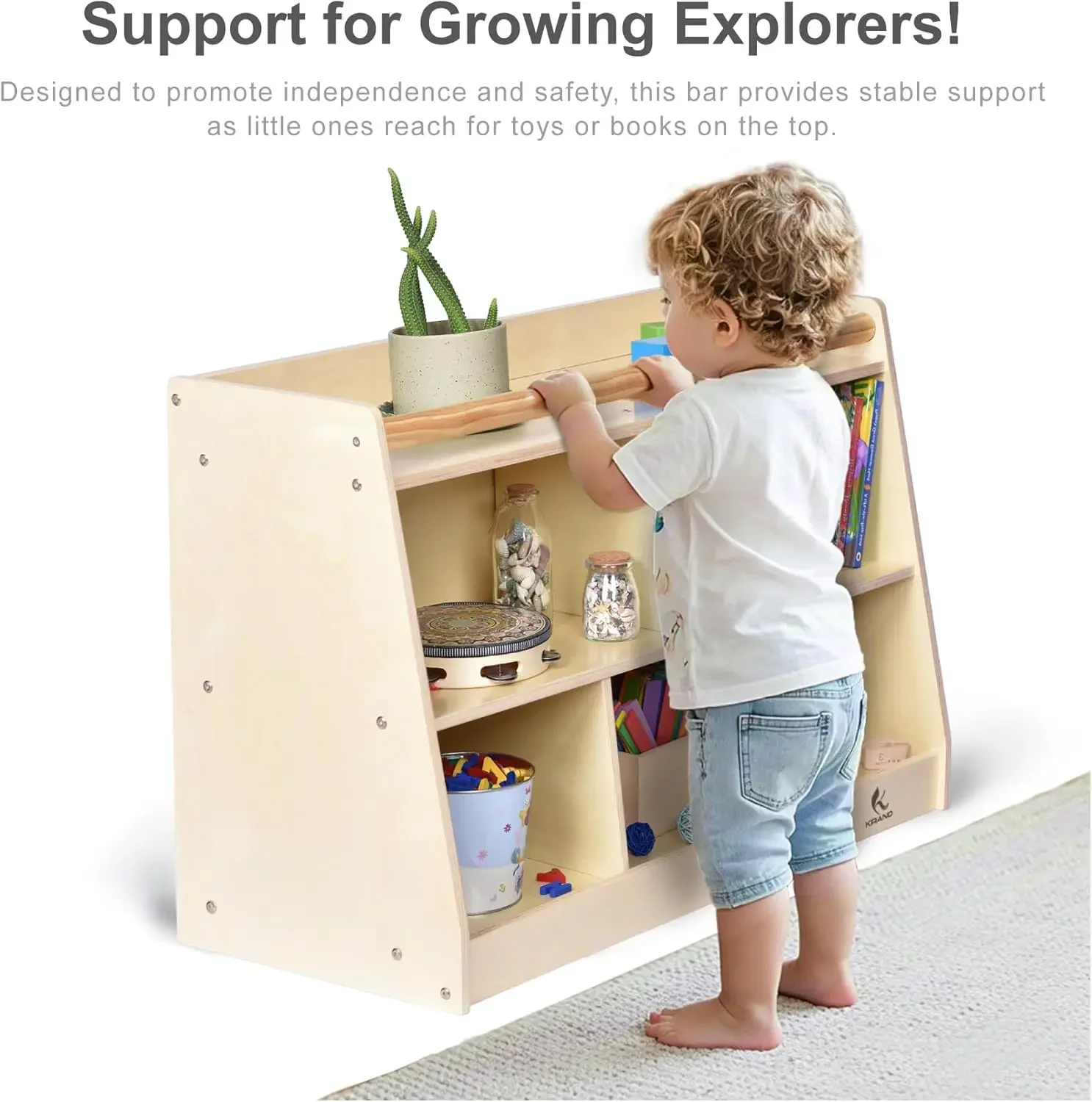 Baby Nursery Shelves - Półka Montessori dla maluchów, organizer do