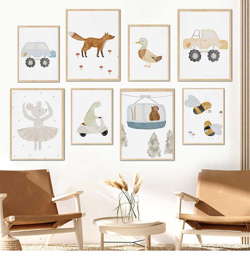 Baby Nursery Prints - Plakaty i obrazy na płótnie do