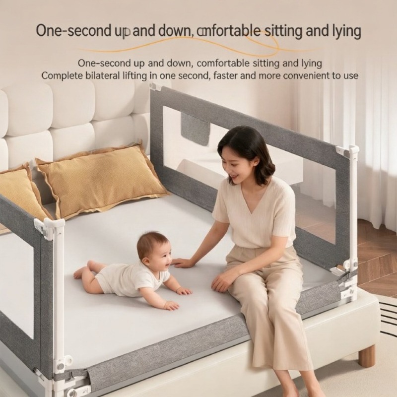 Bed Rail Toddler - Regulowane barierki do łóżeczka o długości