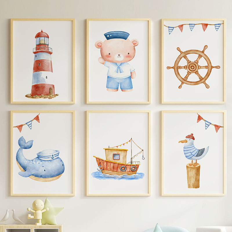 Baby Nursery Prints - Plakaty i obrazy na płótnie z