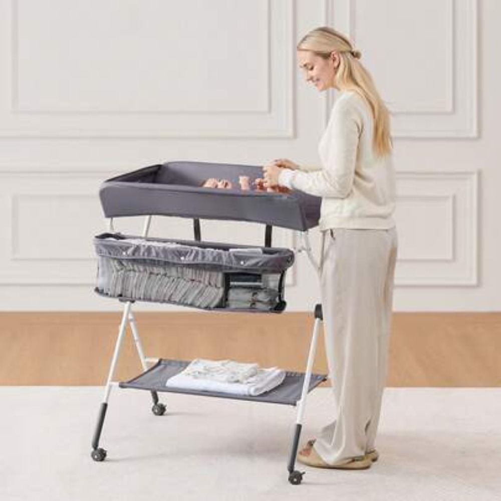 Baby Nursery Shelves - Składany stolik do przewijania niemowląt z