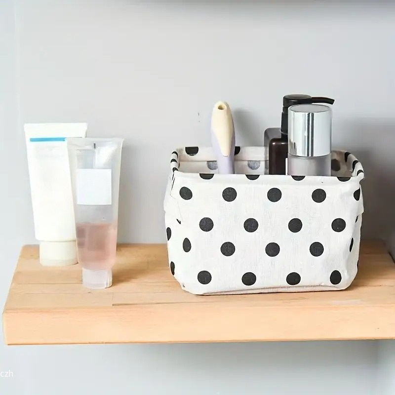 Storage Basket Fabric - Składany mały koszyk z płótna z