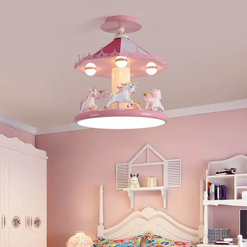 Baby Nursery Pink - Lampy sufitowe do pokoju księżniczki, sypialni