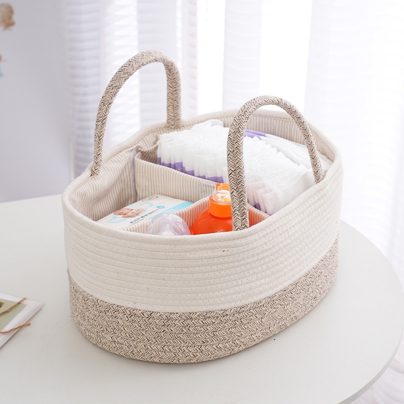 Storage Basket Fabric - Składany organizer na pieluchy, torba na