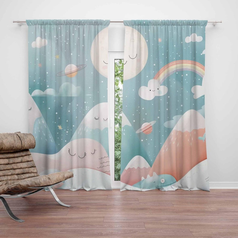 Zasłony do pokoju dziecięcego  – Baby Nursery Youtube recenzja i cena