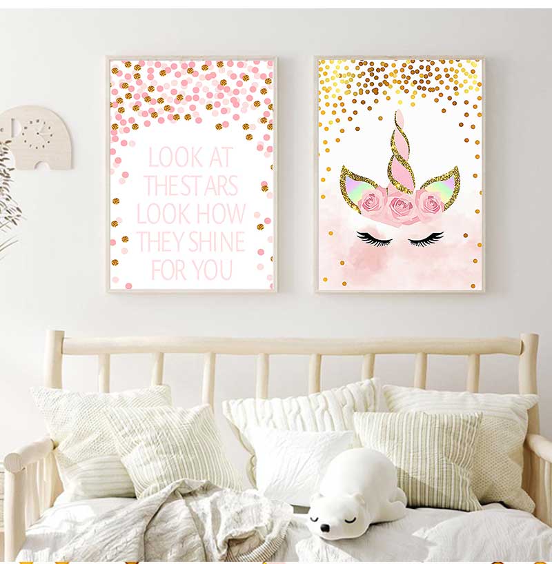 Dekoracyjny obraz do pokoju dz – Baby Nursery Pink recenzja i cena