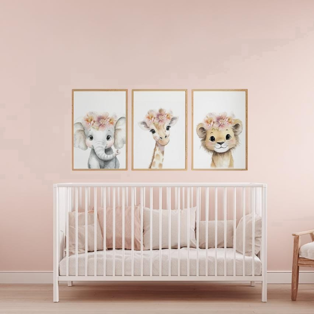Zestaw dekoracji ściennych do  – Baby Nursery Pink recenzja i cena