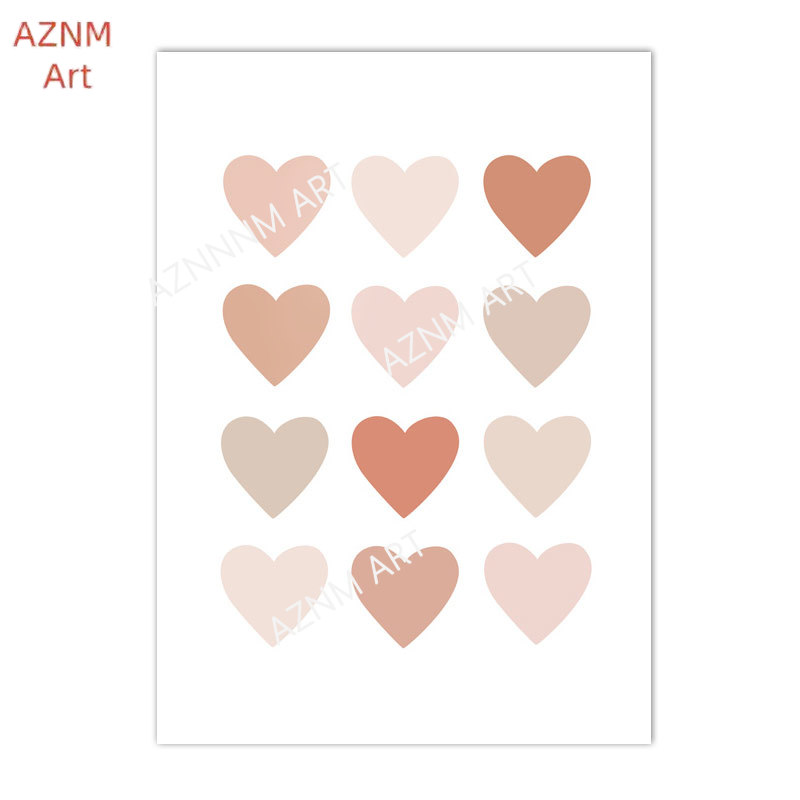 1/3 SZT., Plakaty na płótnie z – Baby Nursery Pink recenzja i cena