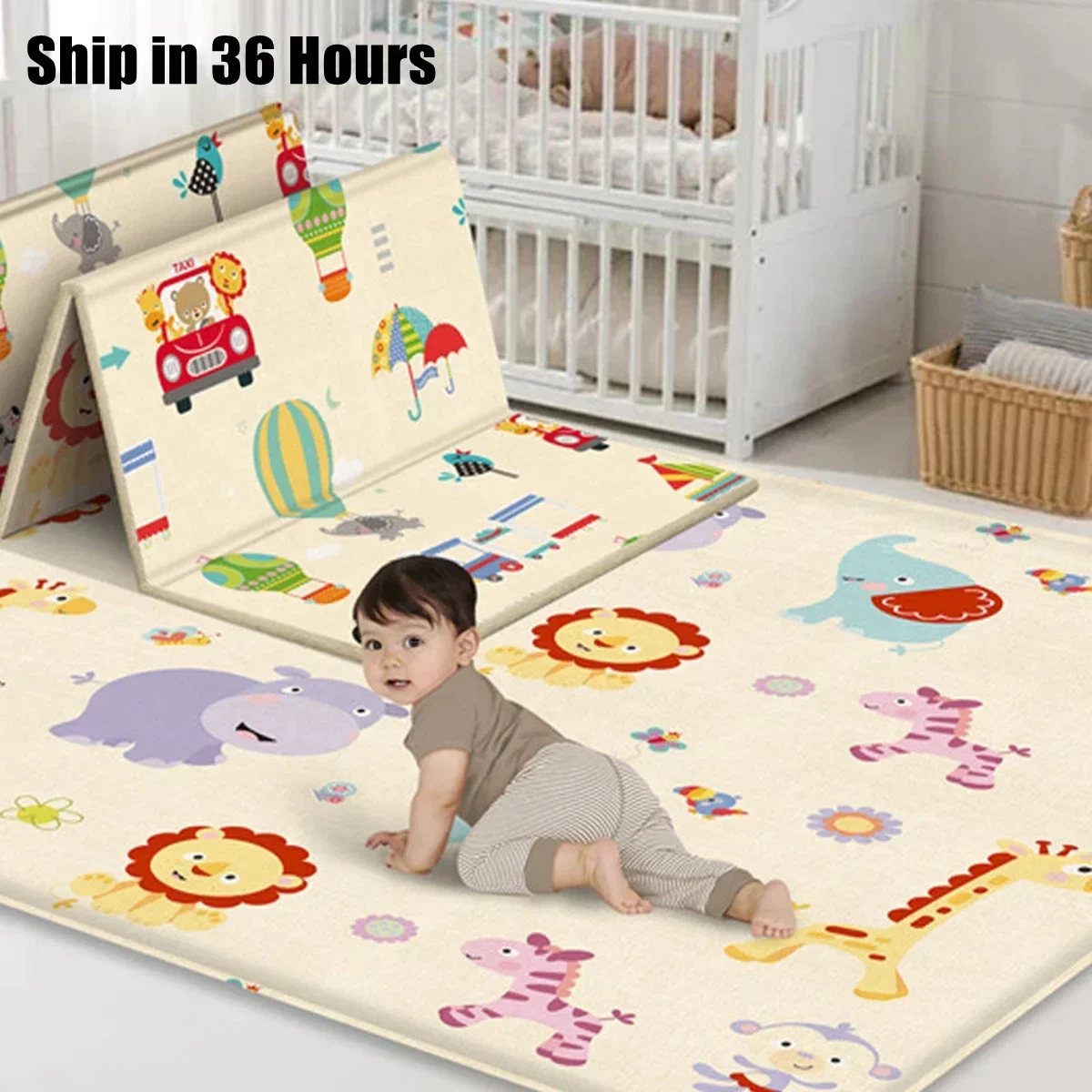 Edukacyjna składana mata do za – Baby Nursery Game recenzja i cena
