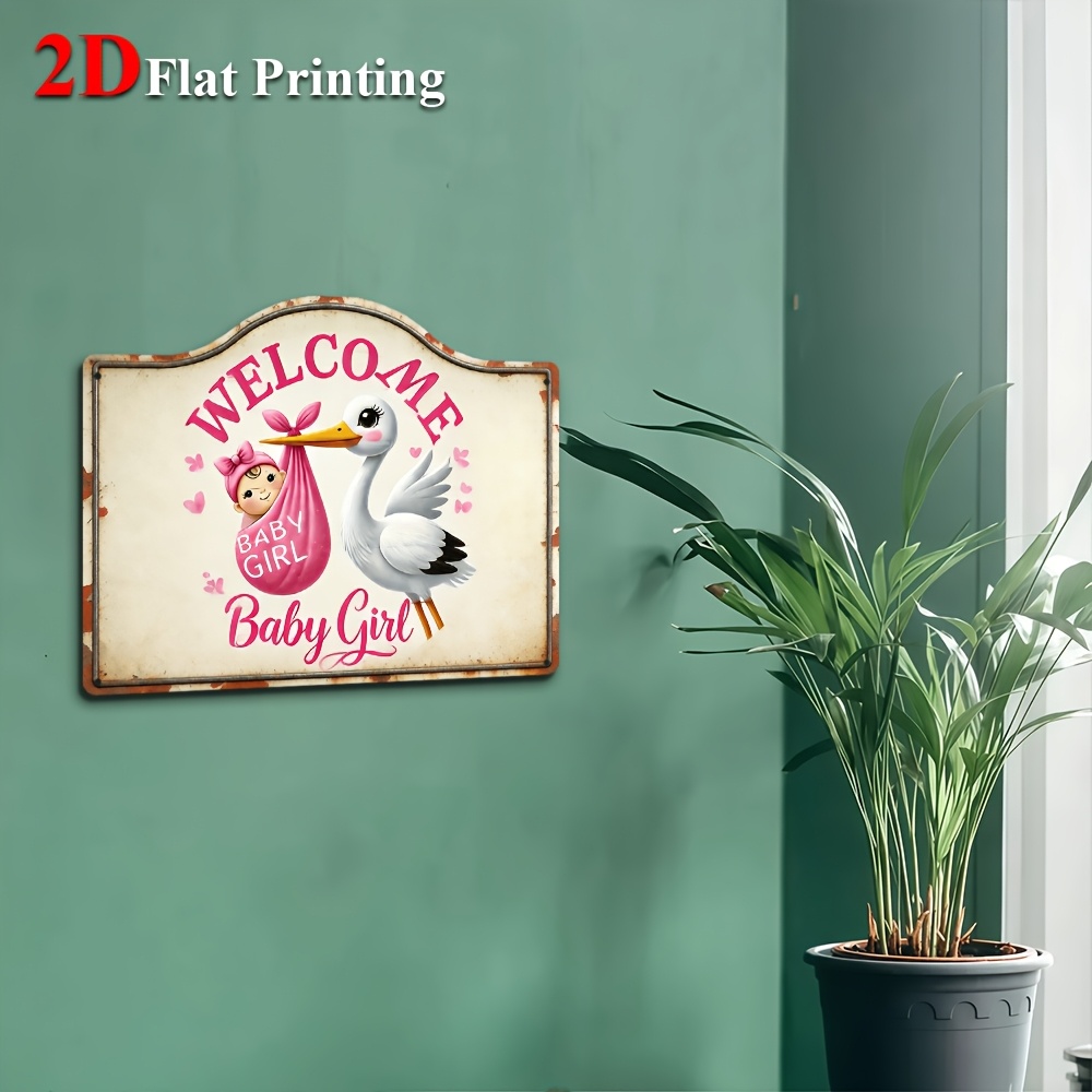 1 szt. płaska grafika 2D przed – Baby Nursery Pink recenzja i cena