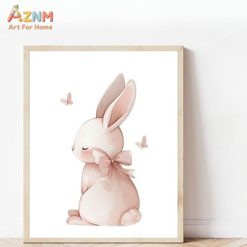 AZNM Miękki Różowy Obraz na Pł – Baby Nursery Neutral recenzja i cena