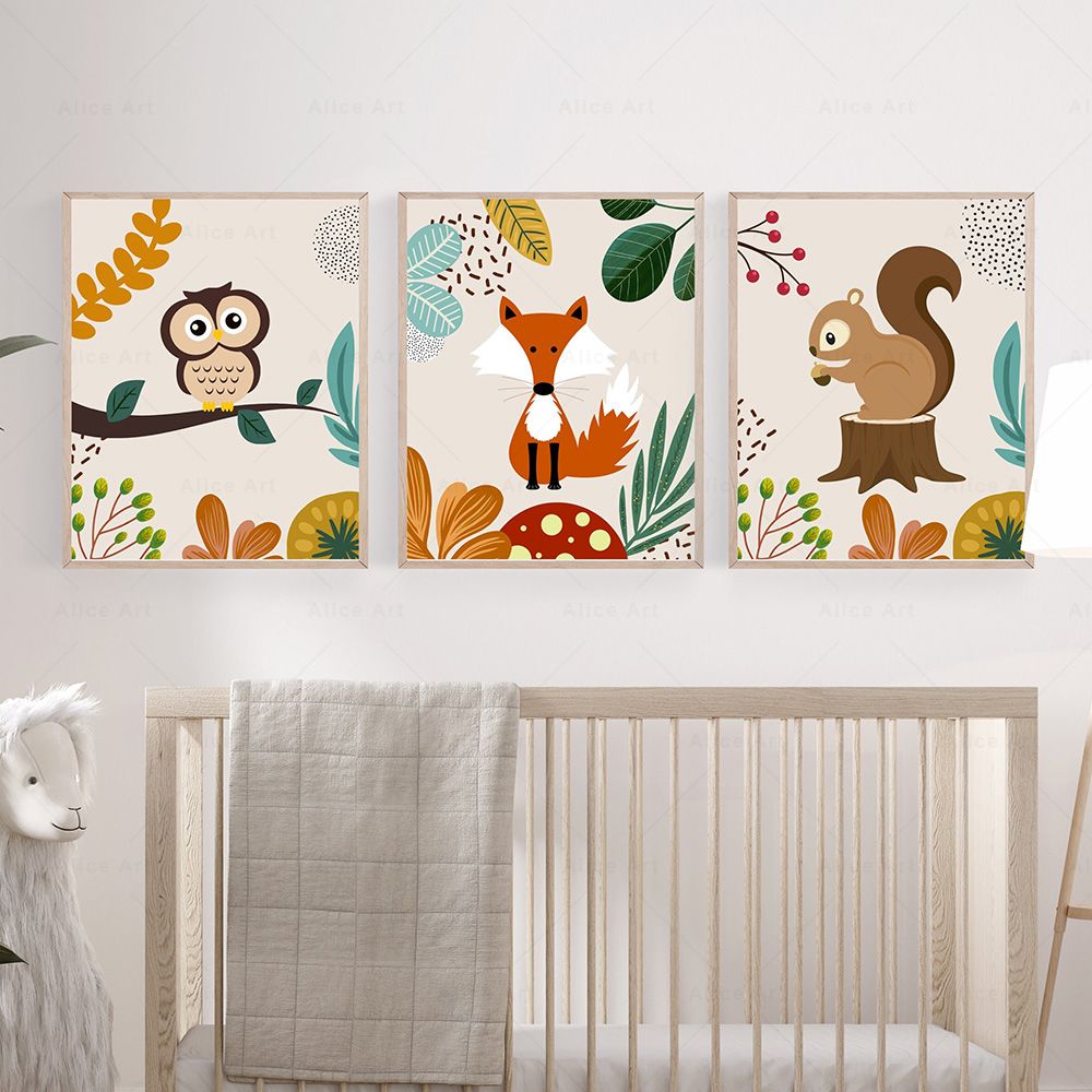 Plakaty do pokoju dziecięcego  – Baby Nursery Prints recenzja i cena