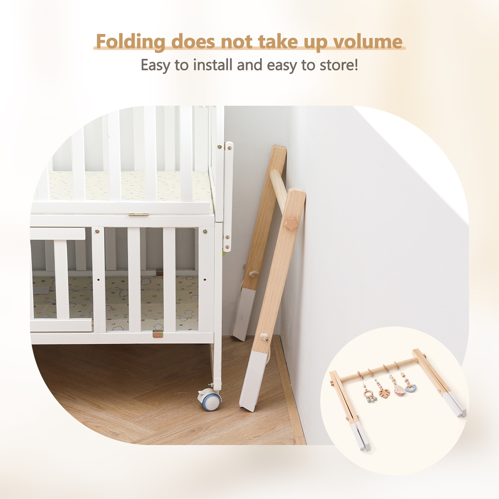 Drewniana zabawka do ćwiczeń,  – Baby Nursery Shelves recenzja i cena
