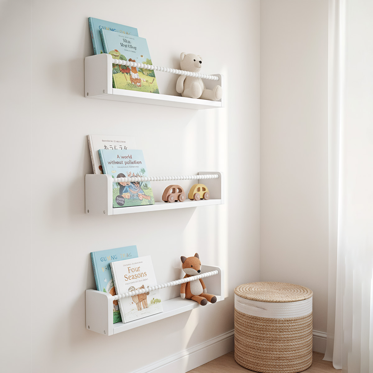 Półki na książki do pokoju dzi – Baby Nursery Shelves recenzja i cena