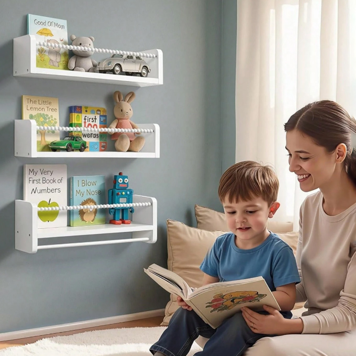 Półki na książki do pokoju dzi – Baby Nursery Shelves recenzja i cena