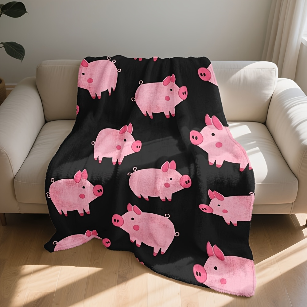 Super miękki różowy koc z moty – Baby Nursery Pink recenzja i cena