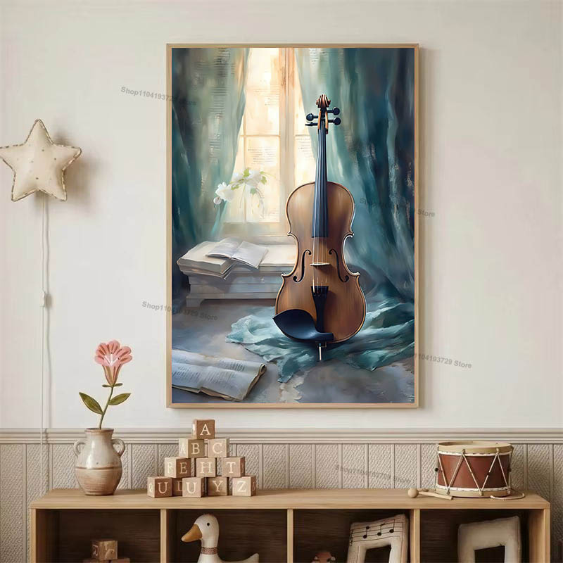 Akwarelowe baletniki, szkielet – Baby Nursery Posters recenzja i cena