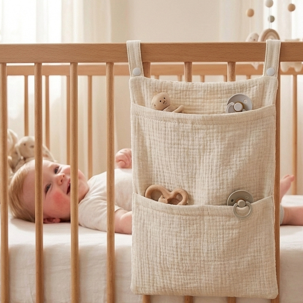 Organizer do łóżeczka dziecięc – Baby Nursery Shelves recenzja i cena
