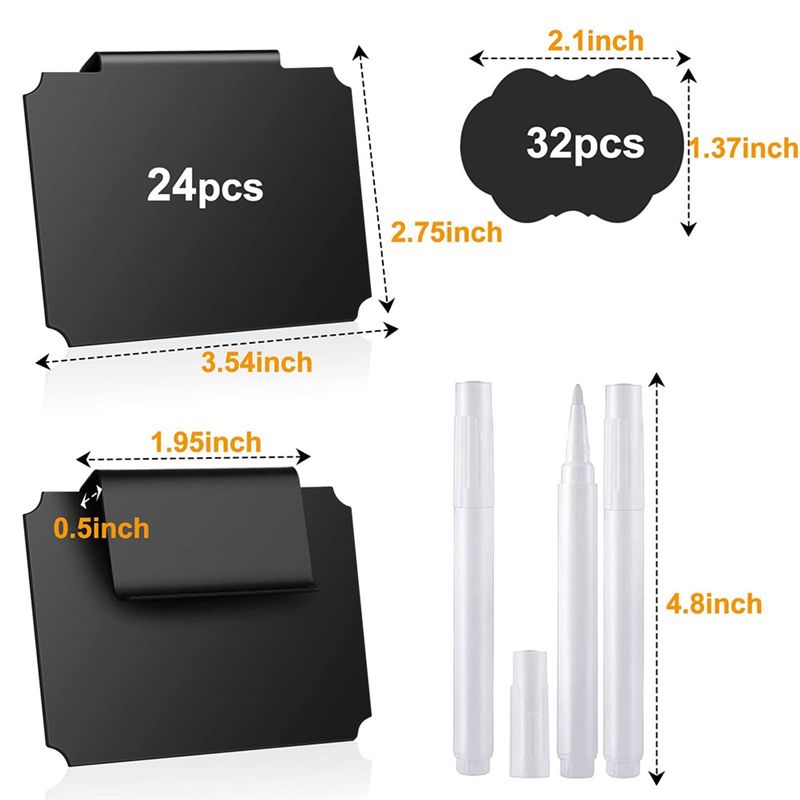 Etykiety do koszy ABFS, 24 szt – Storage Basket Fabric recenzja i cena