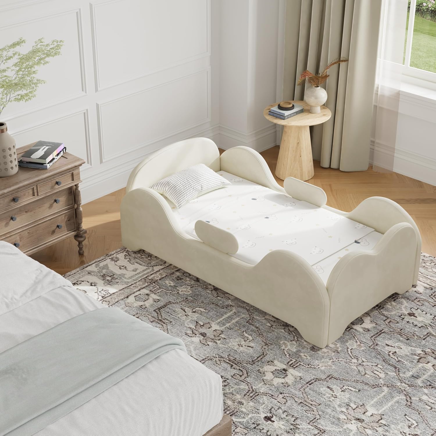 Łóżko podłogowe dla małych dzi – Bed Rail Toddler recenzja i cena