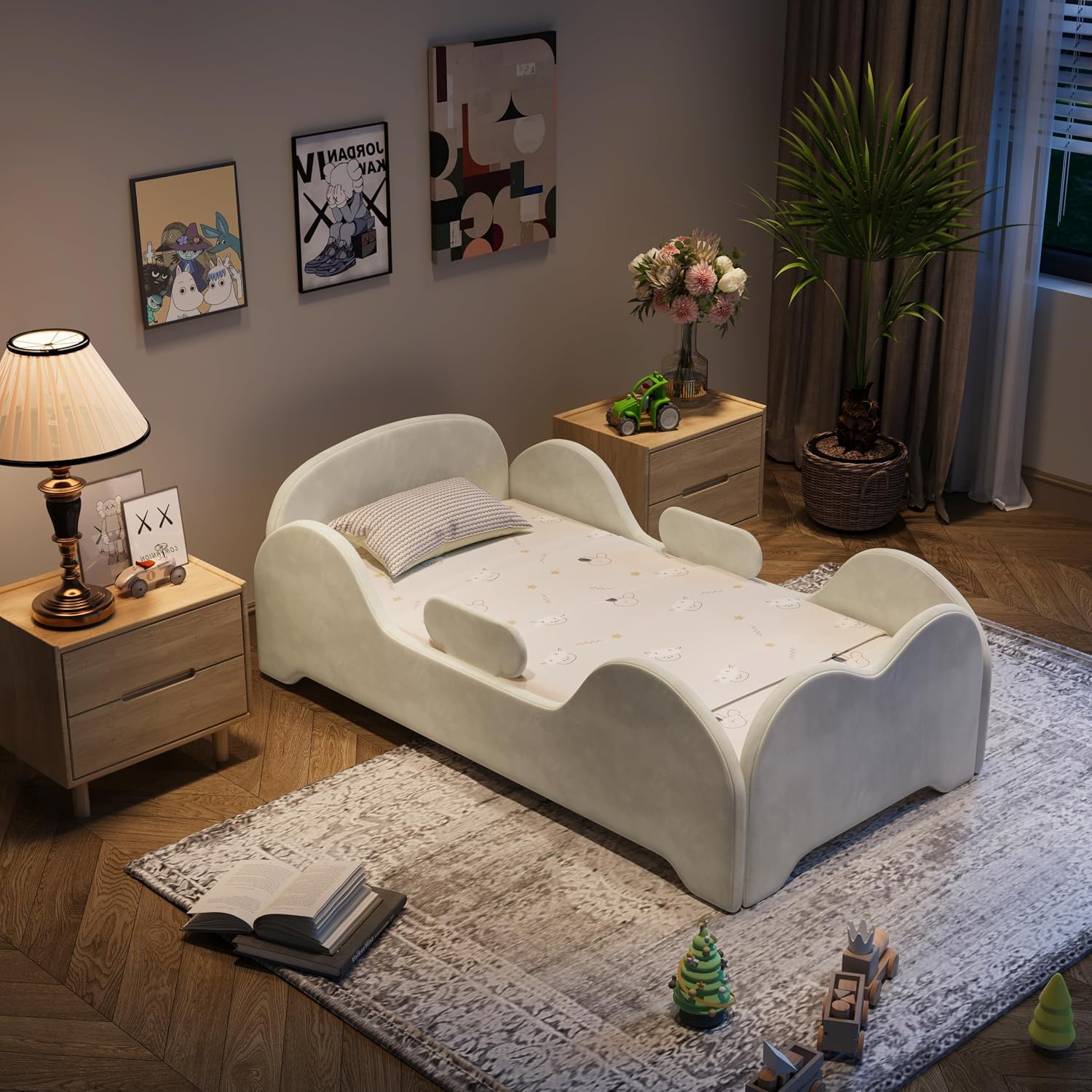 Łóżko podłogowe dla małych dzi – Bed Rail Toddler recenzja i cena