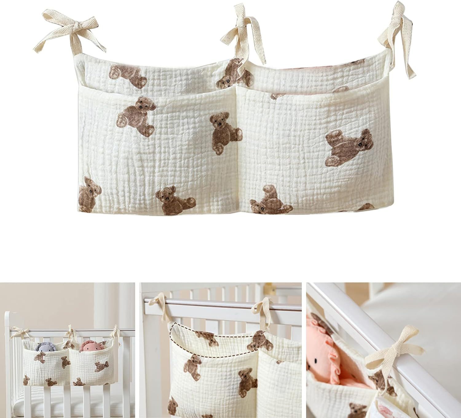 Organizer do łóżeczka dziecięc – Baby Nursery Shelves recenzja i cena