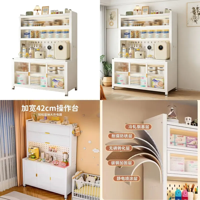 Stalowy stolik do karmienia ni – Baby Nursery Shelves recenzja i cena