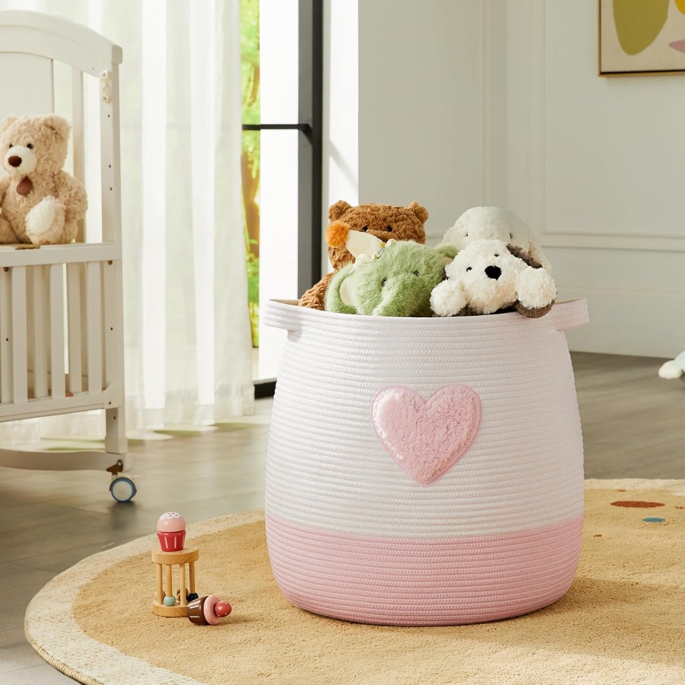 Różowy Kosz na Pranie dla Dzie – Baby Nursery Pink recenzja i cena