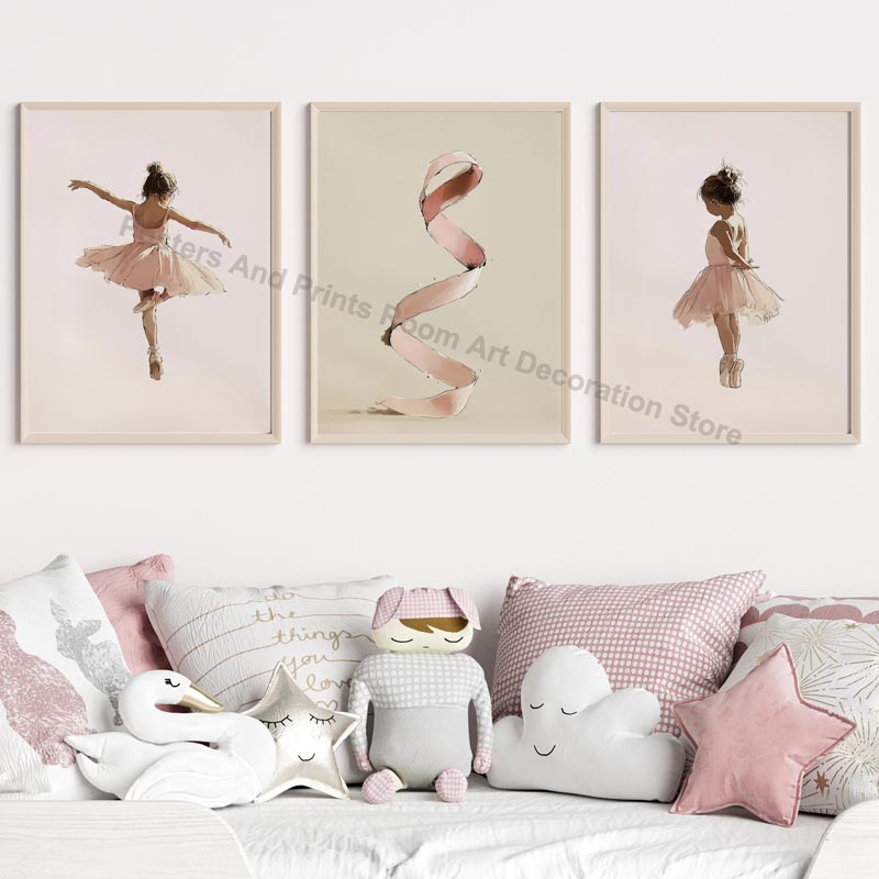 Nowoczesne Różowe Baletki dla  – Baby Nursery Pink recenzja i cena