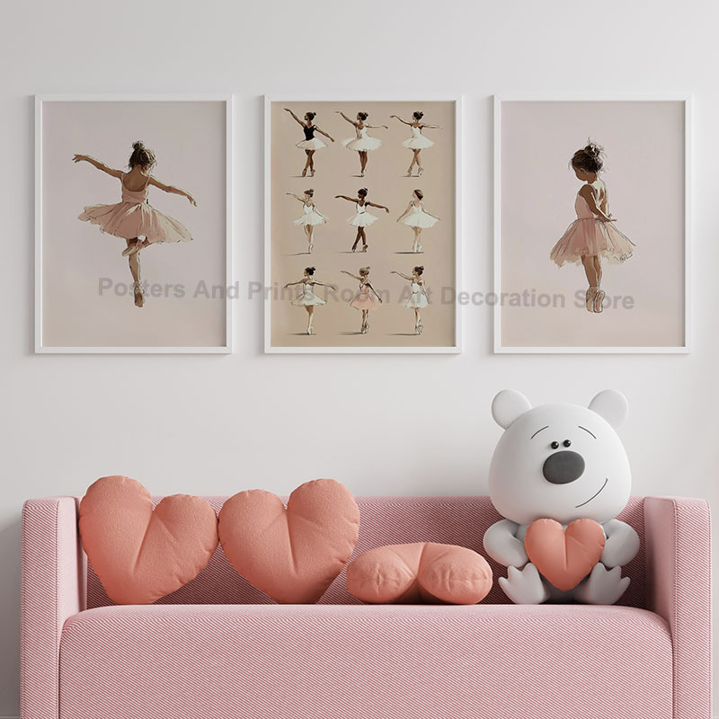 Nowoczesne Różowe Baletki dla  – Baby Nursery Pink recenzja i cena