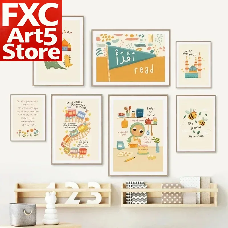 1 szt. Bezramowy Nowoczesny Pl – Baby Nursery Posters recenzja i cena