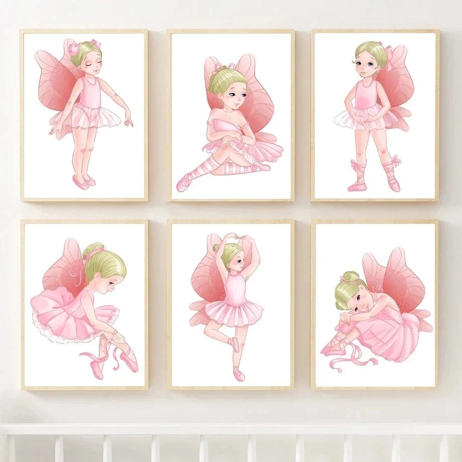 Różowa Baletnica Dziewczynka O – Baby Nursery Pink recenzja i cena