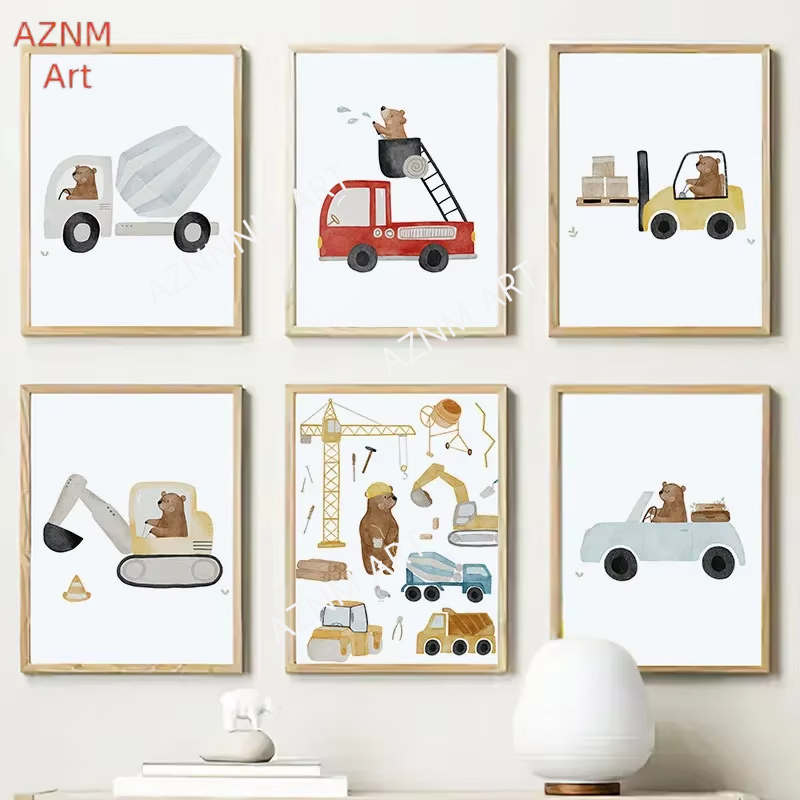 Urocze plakaty i grafiki na pł – Baby Nursery Posters recenzja i cena