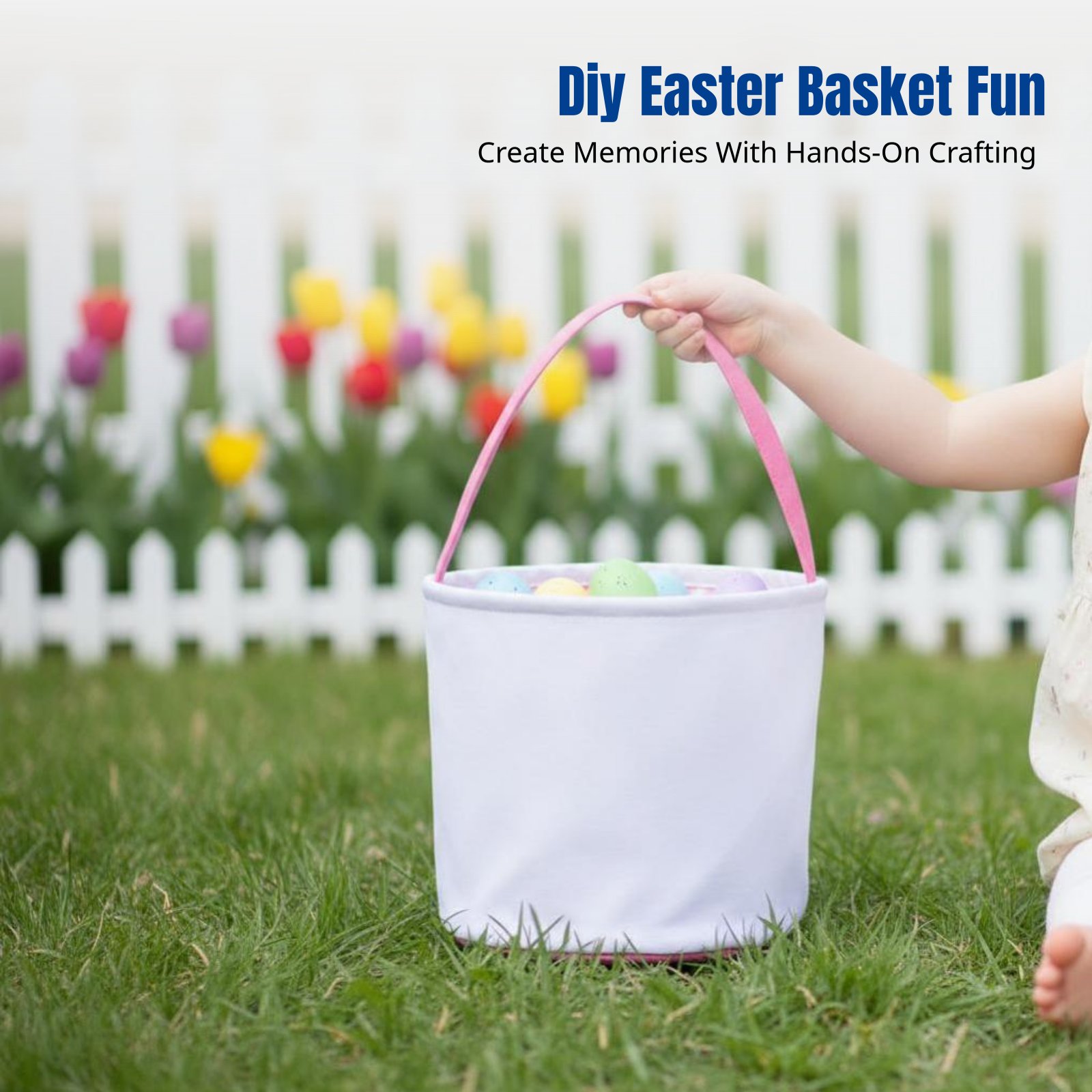 Koszyk wielkanocny z uszami kr – Storage Basket Fabric recenzja i cena