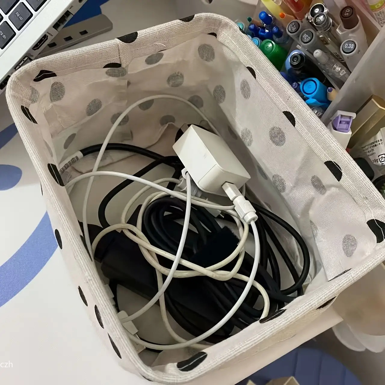 Składany mały koszyk z płótna  – Storage Basket Fabric recenzja i cena