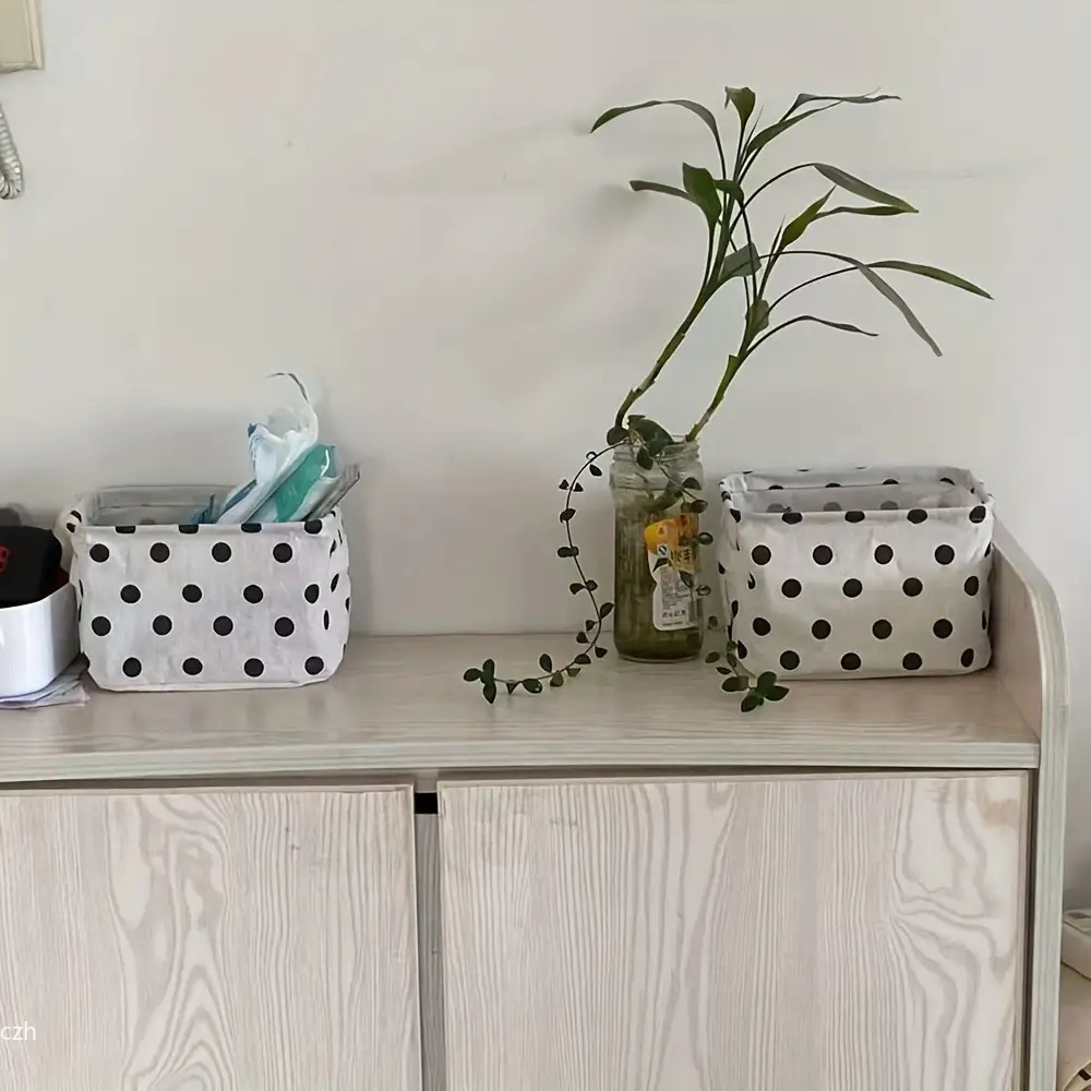 Składany mały koszyk z płótna  – Storage Basket Fabric recenzja i cena