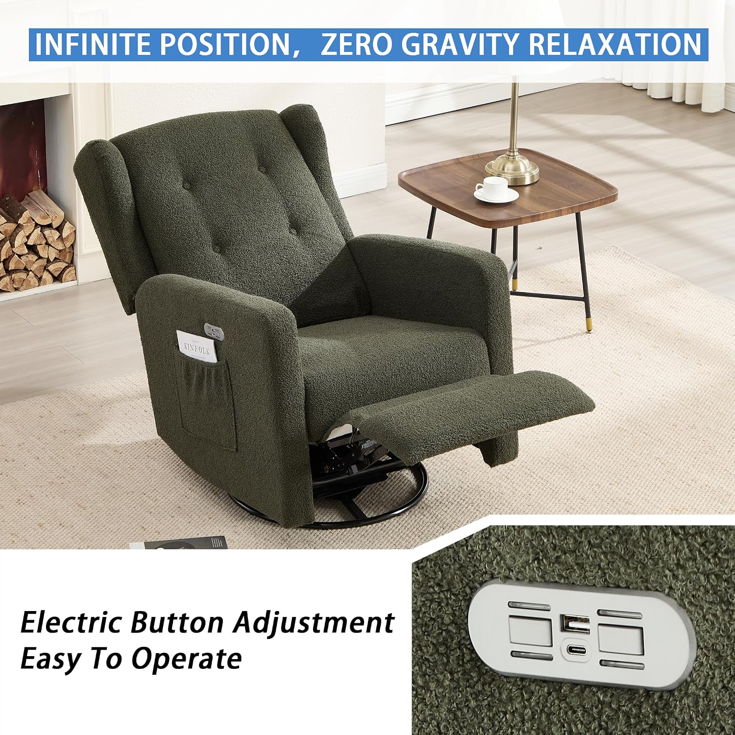 Elektryczny fotel bujany z fun – Rocking Chair Nursery recenzja i cena