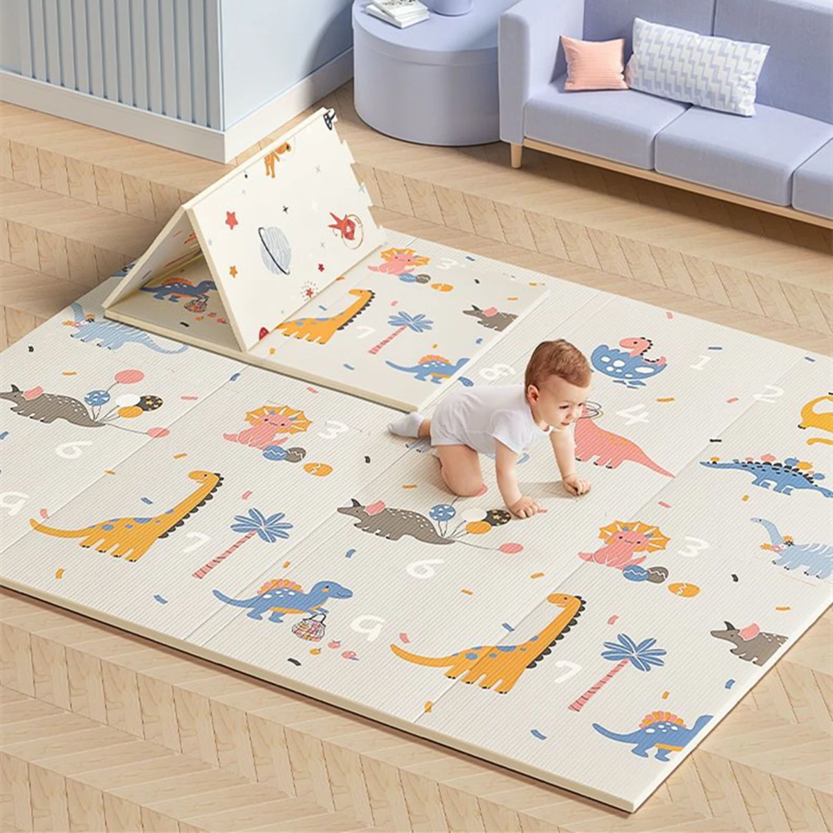 Składany, nietoksyczny dywan d – Baby Nursery Game recenzja i cena