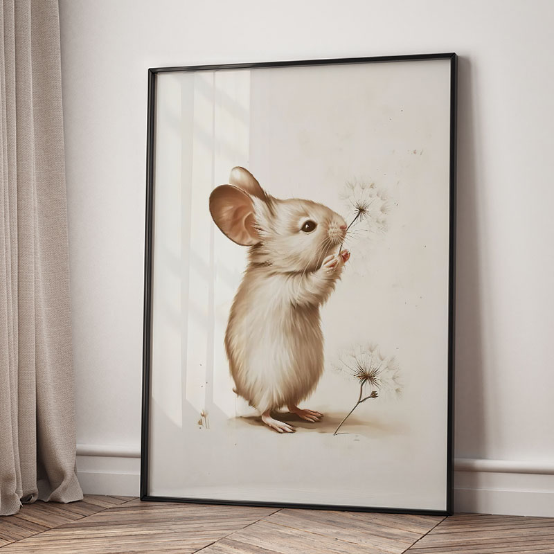 Niedźwiedź Królik Lis Jeleń Wi – Baby Nursery Prints recenzja i cena