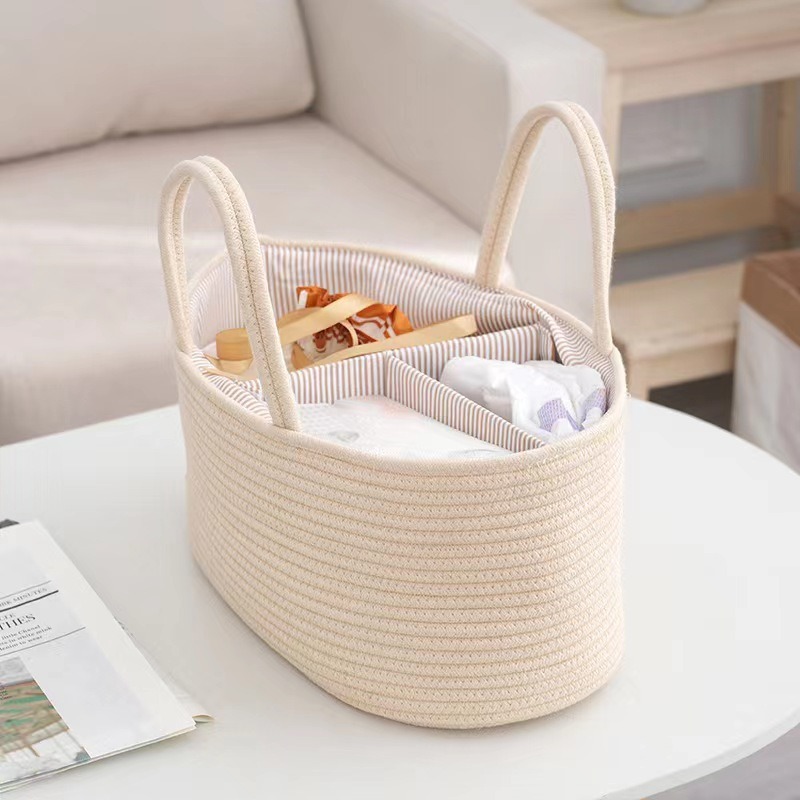Składany organizer na pieluchy – Storage Basket Fabric recenzja i cena