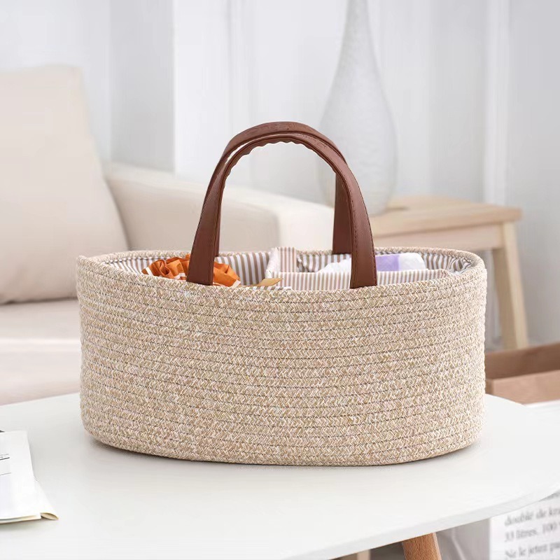 Składany organizer na pieluchy – Storage Basket Fabric recenzja i cena
