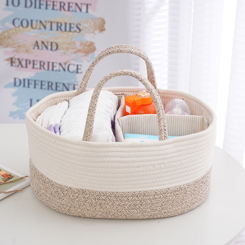 Składany organizer na pieluchy – Storage Basket Fabric recenzja i cena